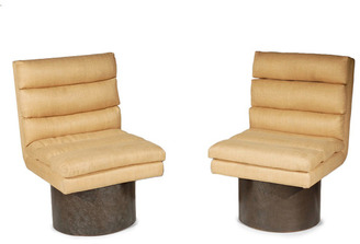 Kelly Wearstler Set Of Six Italian Swivel Chairs