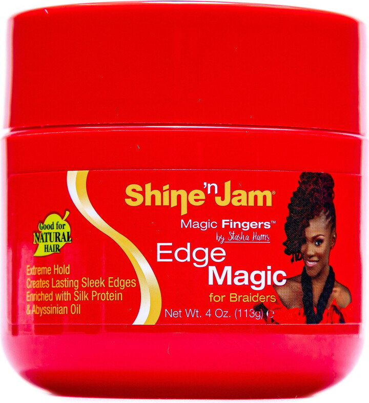 Ampro Shine 'n Jam® Magic Fingers® Edge Magic Gel, Frizz Control, 4 oz., Female