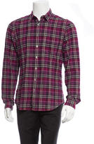 Thumbnail for your product : Burberry Plaid Button-Up