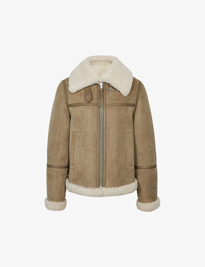 Shearling Aviator Jacket | Shop the world's largest collection of 