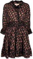Thumbnail for your product : By Ti Mo Floral-Print Ruffle-Embellished Dress