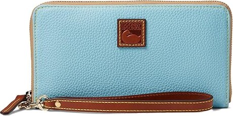 Dooney & Bourke Pebble Domed Satchel (Caribbean Blue) Handbags - ShopStyle