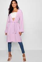 Thumbnail for your product : boohoo Oversized Belted Kimono