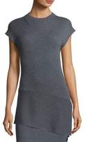 Thumbnail for your product : St. John Wool Asymmetric Sweater