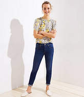 Thumbnail for your product : LOFT Petite Soft Slim Pocket Skinny Crop Jeans in Authentic Dark Indigo Wash