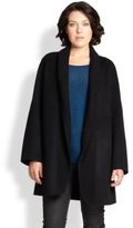 Thumbnail for your product : Eileen Fisher Eileen Fisher, Sizes 14-24 Knit Shawl-Collar Coat