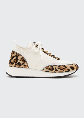 Loeffler randall leopard sneakers Clearance