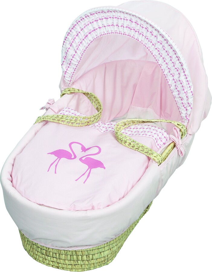 Kinder Valley Flamingo Moses Basket ShopStyle & Cradles
