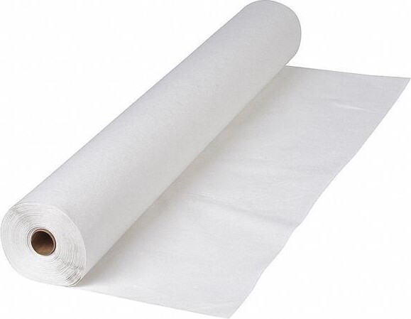 HOFFMASTER® 114000 Table Cover,Plastic,40in. x300ft.,White
