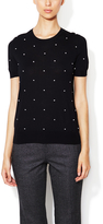 Thumbnail for your product : Gucci Wool Dot Embroidery Top