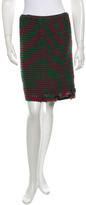 Thumbnail for your product : Prada Embellished Woven Skirt
