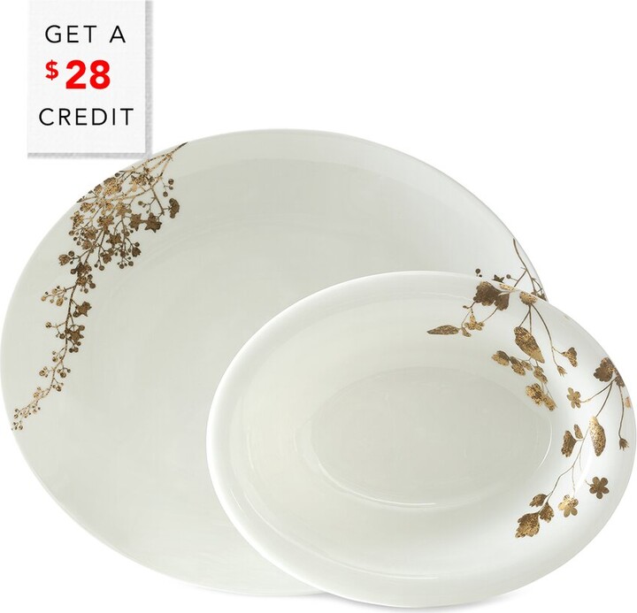 Vera Wang Wedgwood Love Knots Gold Cake Knife Server Set - Main Image