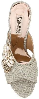 Badgley Mischka Farrah embellished sandals