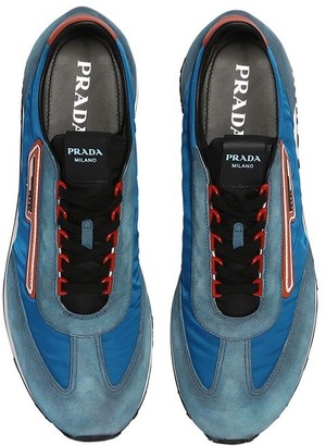 Prada Milano 70 Nylon & Suede Running Sneakers - ShopStyle Trainers &  Athletic Shoes