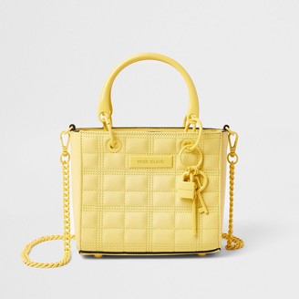 yellow mini purse