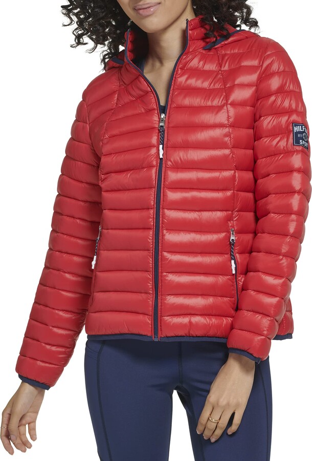 Tommy Hilfiger Women\'s Red Jackets | ShopStyle