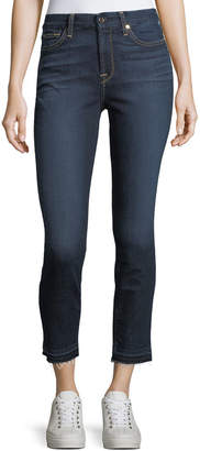 7 For All Mankind Jen7 by Skinny Ankle Jeans w/ Released Hem