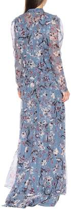 Erdem Marcia floral silk gown