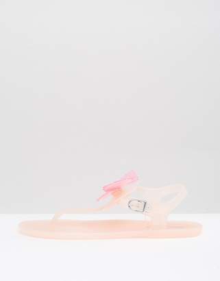 Miss KG Dina Butterfly Toepost Jelly Flat Sandals