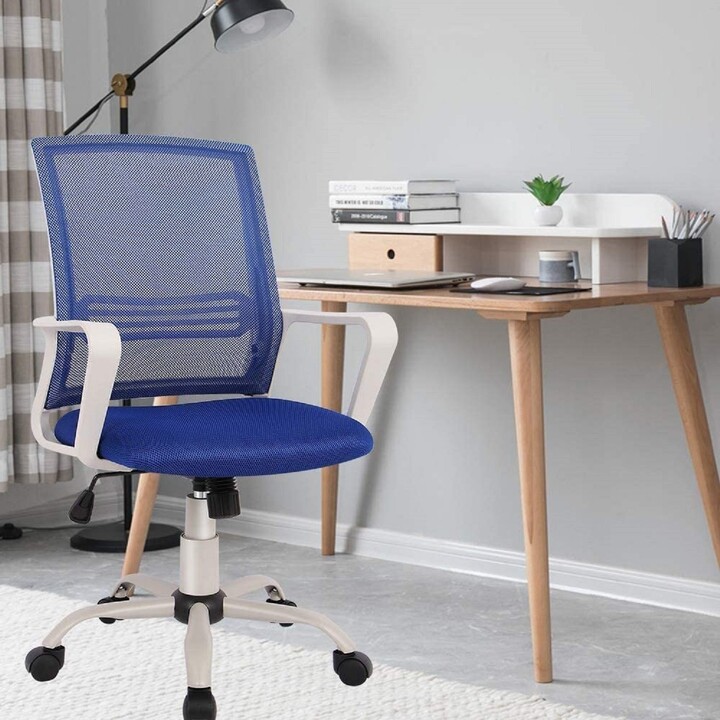 SMUGDESK Office Chair, Mid Back Mesh Office Computer Swivel Desk Task