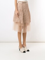 Thumbnail for your product : Andrea Bogosian Verissimo lace midi skirt