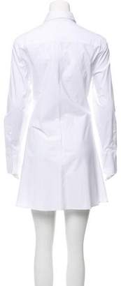 Donna Karan Long Sleeve Button-UP Shirtdress