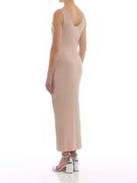 Thumbnail for your product : Balmain Rib Knit Cotton Blend Tank Top Maxi Dress