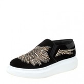 black velvet alexander mcqueen trainers