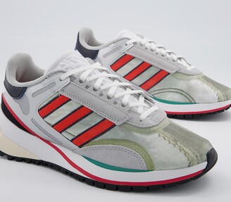 adidas Valerance Trainers Metallic Silver Red Legacy Ink - ShopStyle