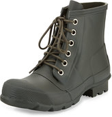 Thumbnail for your product : Hunter Short Lace-Up Welly Boot, Olive