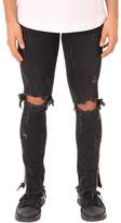 Thumbnail for your product : Palm Angels Black Ripped Skinny Jeans