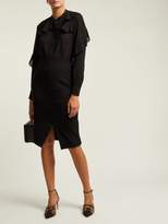 Thumbnail for your product : Cefinn - Ruffled Voile Blouse - Womens - Black