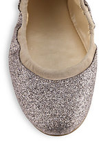 Thumbnail for your product : Cole Haan Avery Suede & Glitter Ballet Flats