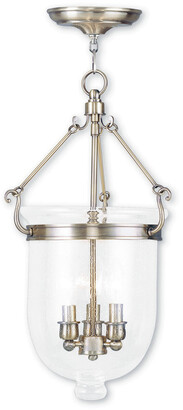 Livex Lighting Livex Jefferson 3-Light Antique Brass Chain Lantern