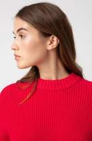 Thumbnail for your product : HUGO Relaxed-fit knitted sweater in pure cotton