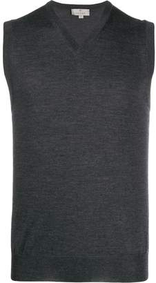 Canali v-neck knitted vest