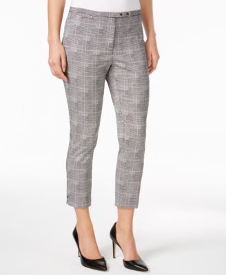 NY Collection Petite Printed Cropped Pants