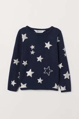 H&M Fine-knit Sweater - Blue