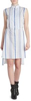 Thumbnail for your product : Chloé Stripe Cotton Sleeveless Shirtdress