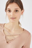 Thumbnail for your product : Topshop Cross front swing top
