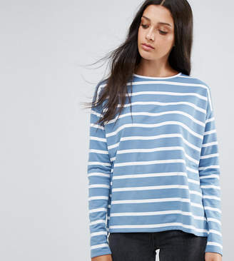 ASOS Tall TALL Stripe T-Shirt in Baby Loop Back