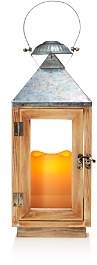 Bloomingdale's Wood Lantern with Led Candle - 100% Exclusive