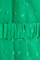 Thumbnail for your product : Saloni Irina Swiss-dot chiffon maxi dress