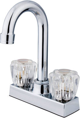 Kingston Brass Americana Two-Handle 2-Hole Deck Mount Bar Faucet