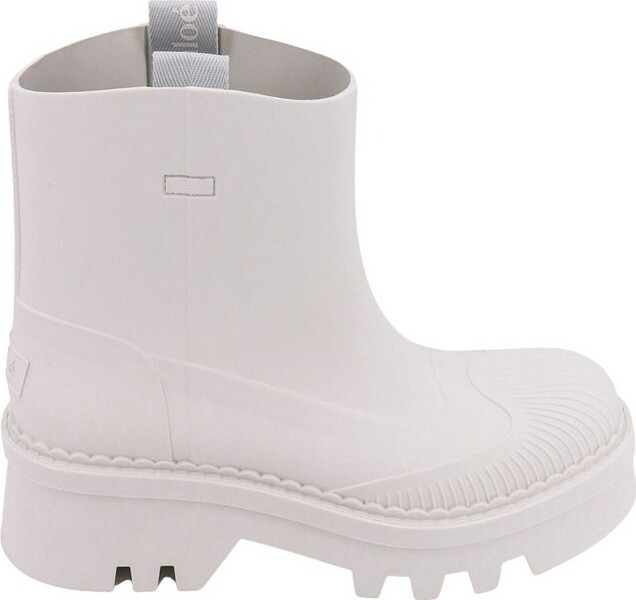 White Rubber Boot | ShopStyle UK