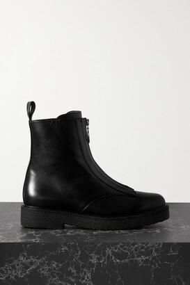 STAUD Palermo Leather Ankle Boots