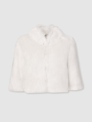新品 Katie SEATTLE CLUB fur coat ファーコート 白 ジャケット