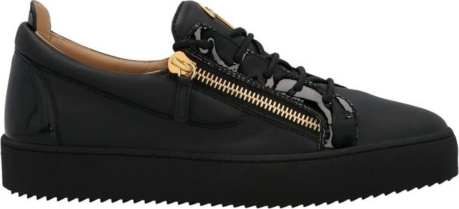 Giuseppe Zanotti Frankie Zip Detailed Lace-Up Sneakers