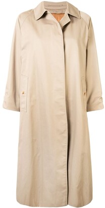 Burberry Pre-Owned 1990s Single-Breasted Trench Coat