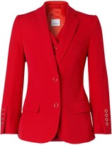 womens burberry vest